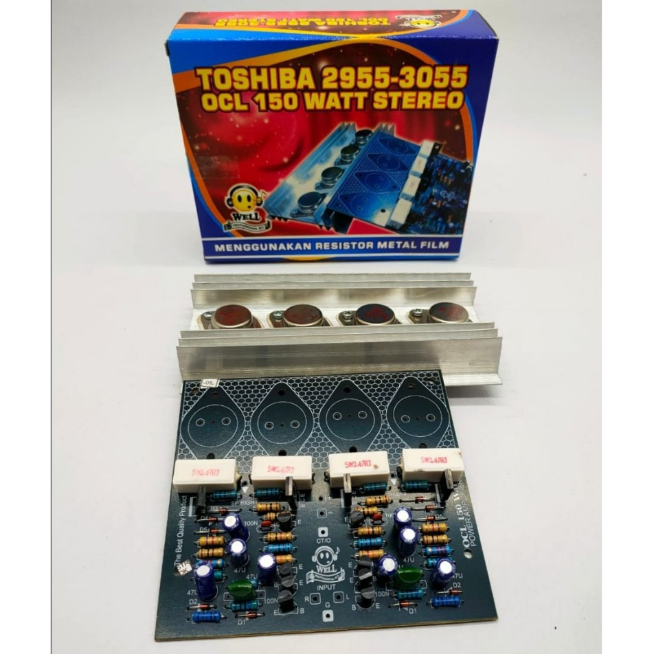 Kit Power Toshiba 2955 3055 OCL 2 x 150 Watt Stereo Jengkolan Well