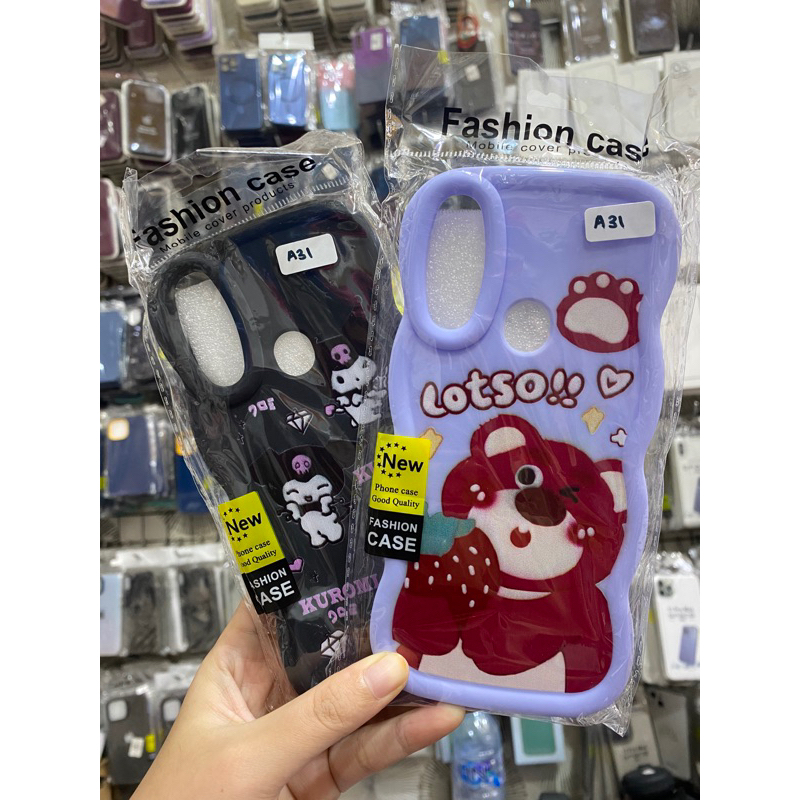 OPPO A31 SOFTCASE KARAKTER LUCU CASE GELOMBANG