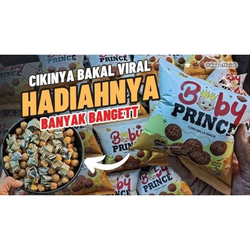 

Ciki Baby Prince Berhadiah Uang Tunai | Ciki Berhadiah Uang Tunai | Ciki Baby Prince 1 pak isi 10 pcs