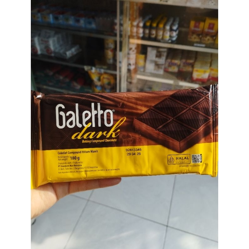 

Galetto Dark Compound Chocolate 180gr