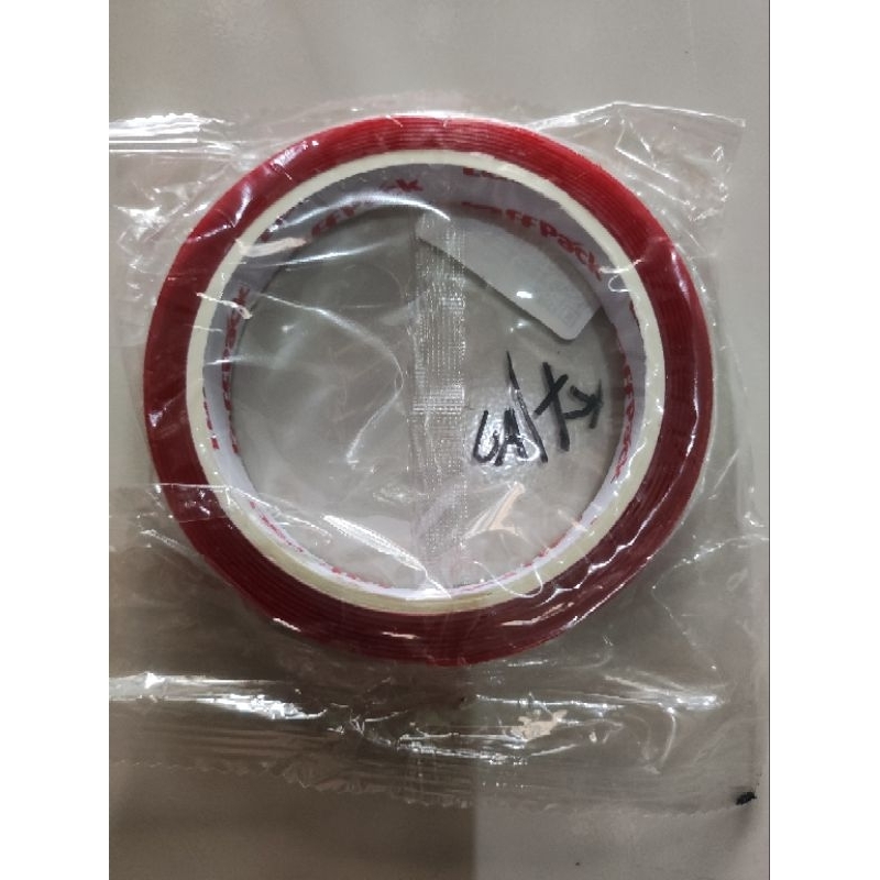 

DOUBLE TAPE 15MM X 3M ACRYLIC ADHESIVE TRANSPARAN