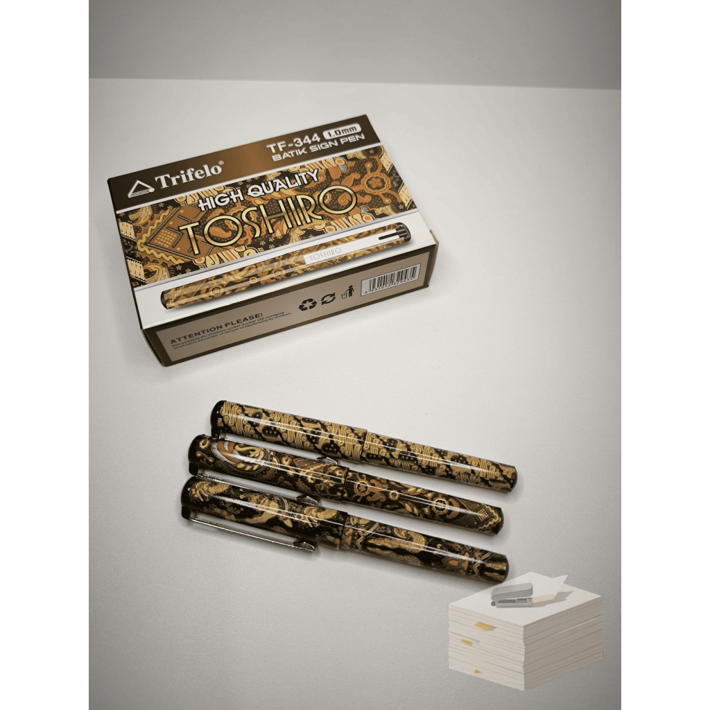 

Trifelo Gel Pen Batik Mini TF-344 1.0mm | isi 12 per pack