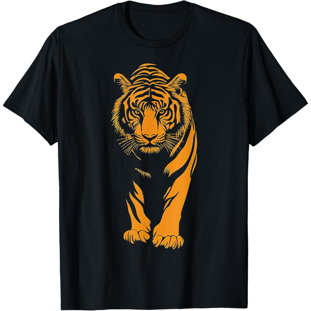 Ilustrasi Grafis Hewan Harimau Kaos Harimau