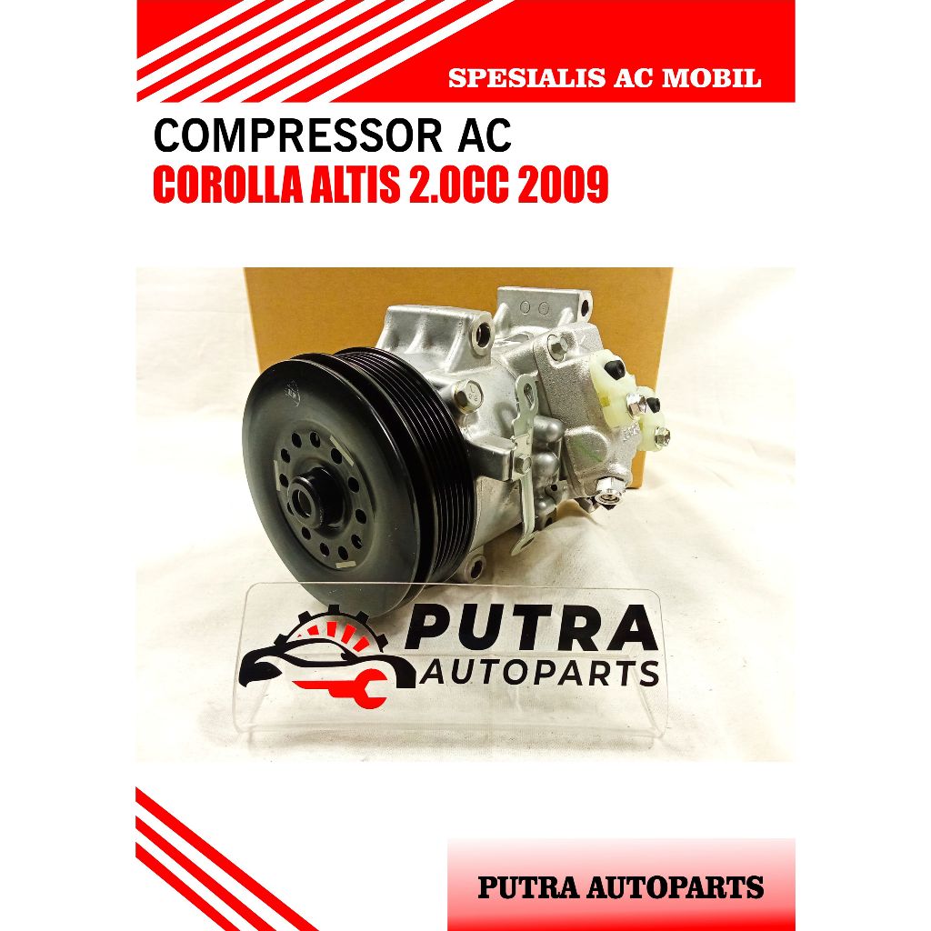 COMPRESSOR AC MOBIL COROLLA ALTIS 2.0CC 2009 (DENSO 447190-7132)
