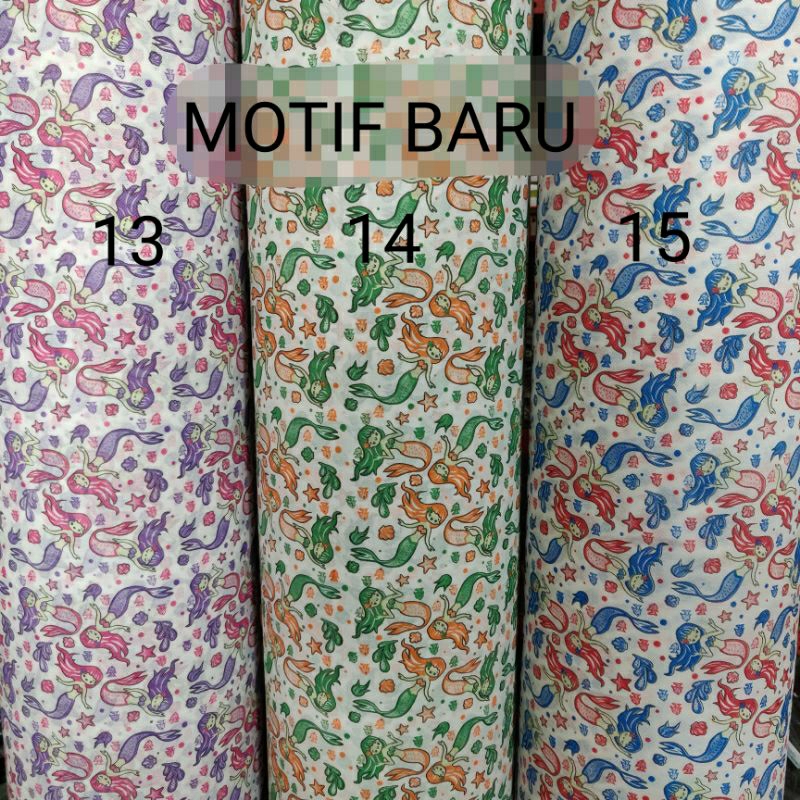 Gala Galore (Meter) Kain Spunbond Motif / Kain Tisue Motif 75Gsm