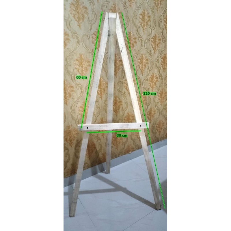 

Tripod Kayu,standing foto, Easel natural uk 120 cm, wooden, kayuhalus