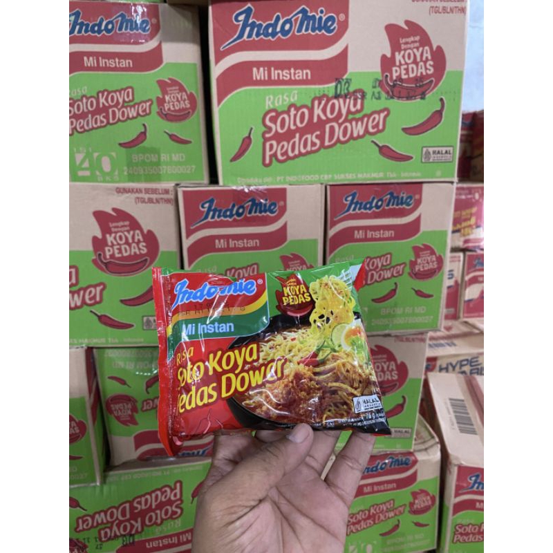 

BARU INDOMIE SOTO KOYA PEDAS DOWER 76gr NEW!!!