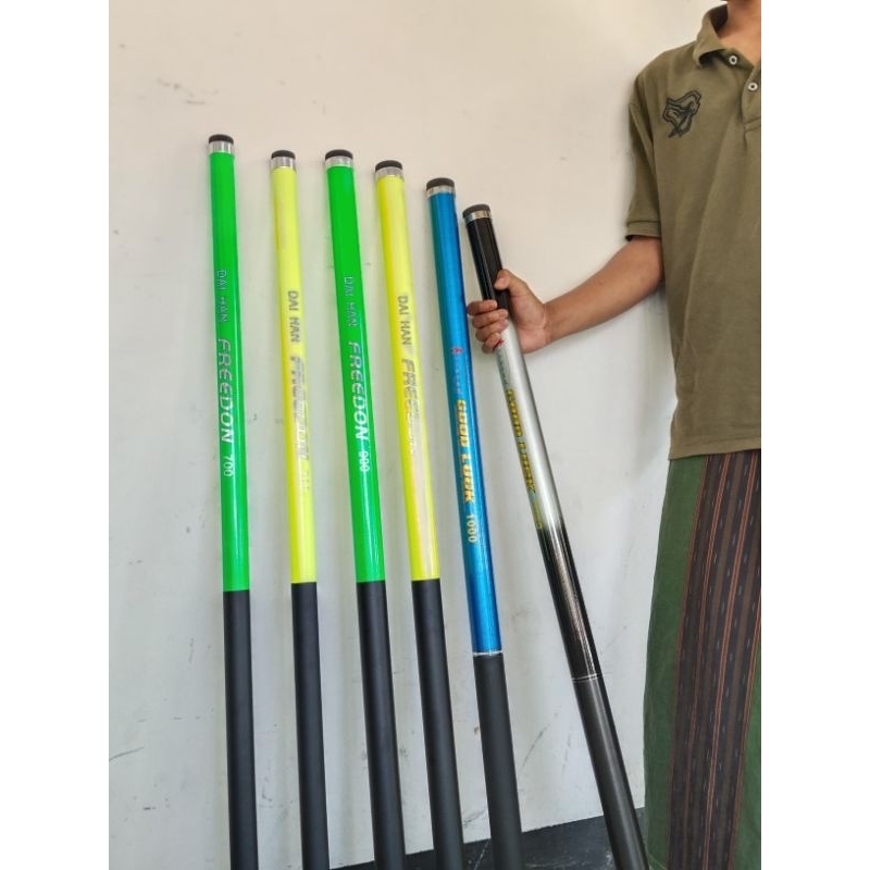 Joran Pancing 7 meter / 700cm Ruas Panjang, Joran Pancing 7,2 meter / 720cm Ruas pendek, Joran 630cm