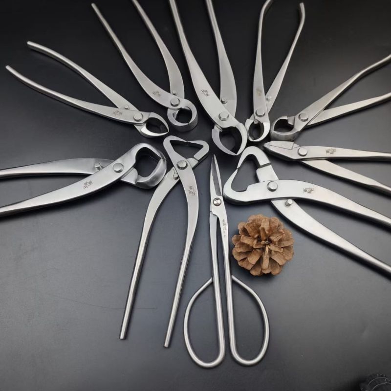 ALAT BONSAI LENGKAP STANLIS CATOK CEMBUNG, MIRING, GUNTING