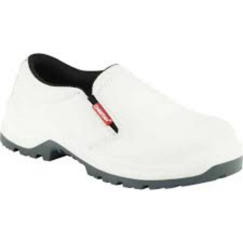 Sepatu safety cheetah putih original 100%