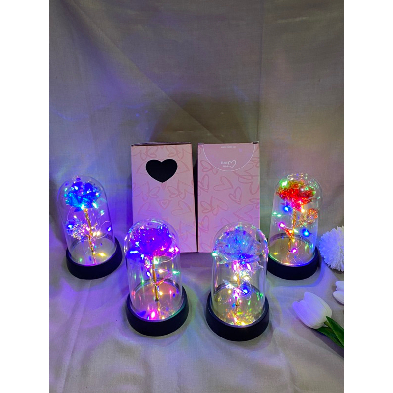 lampu led bunga mawar