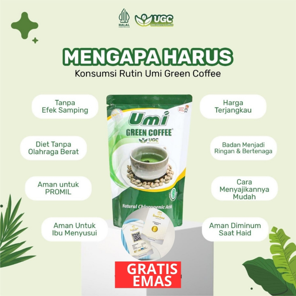 Ugc Umi Green Coffee Pelangsing, Penurun Berat Badan Umi Green Coffe
