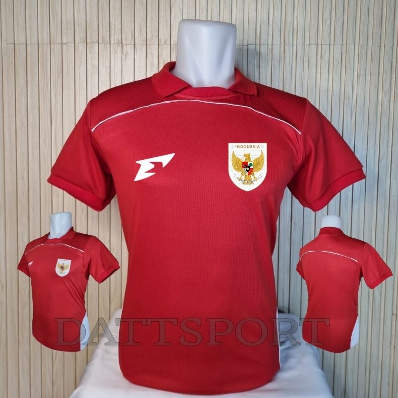 NEW jersey merah putih garuda olahraga kaos sepak bola atasan futsal baju volly voli seragam