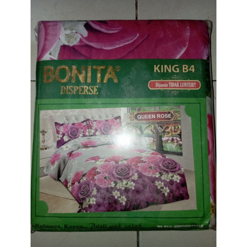 Sprei Bonita King Size B4 New Original