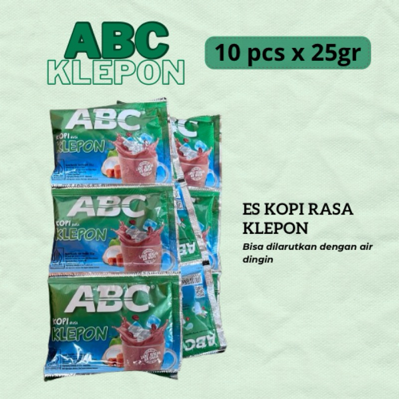 

ABC KLEPON Es Kopi Rasa Klepon