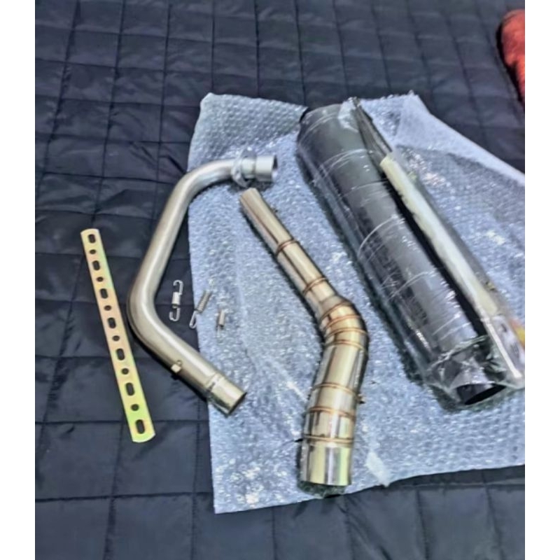 Knalpot Scorpio Set Leheran Stenlis bending Cb Gl MP Tiger