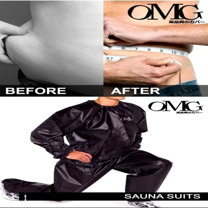 Jaket Celana Sauna Olahraga Pria & Wanita | OMG Sauna Suit Buat Olahraga