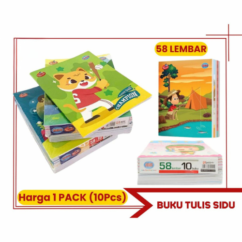 

BUKU TULIS SIDU 58 LEMBAR (10PCS)