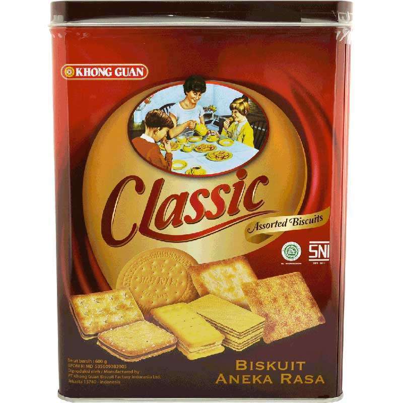 

KHONG GUAN CLASSIC ASSORTED BISCUITS 600 GRAM