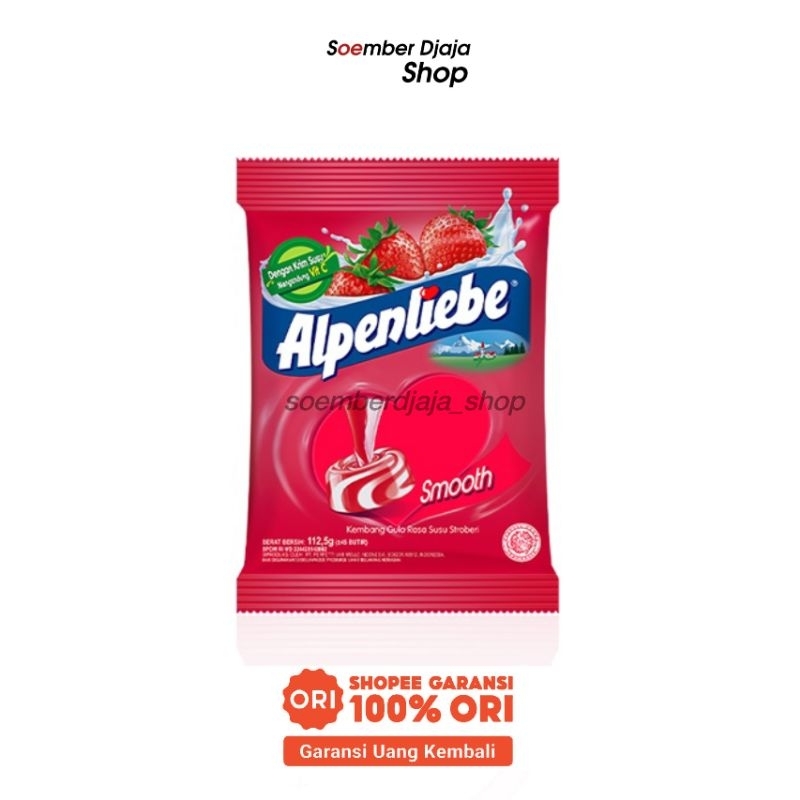 

Alpenliebe Strawberry Smooth Pack 125gr. (50×2,5gr.)