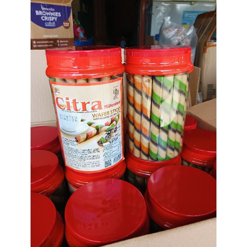

Wafer stick Citra kemasan toples 250gram