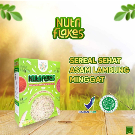 

Nutriflakes Sereal Umbi Garut Solusi Maag dan Asam Lambung With Psyllium Husk & Daun Kelor 280gr