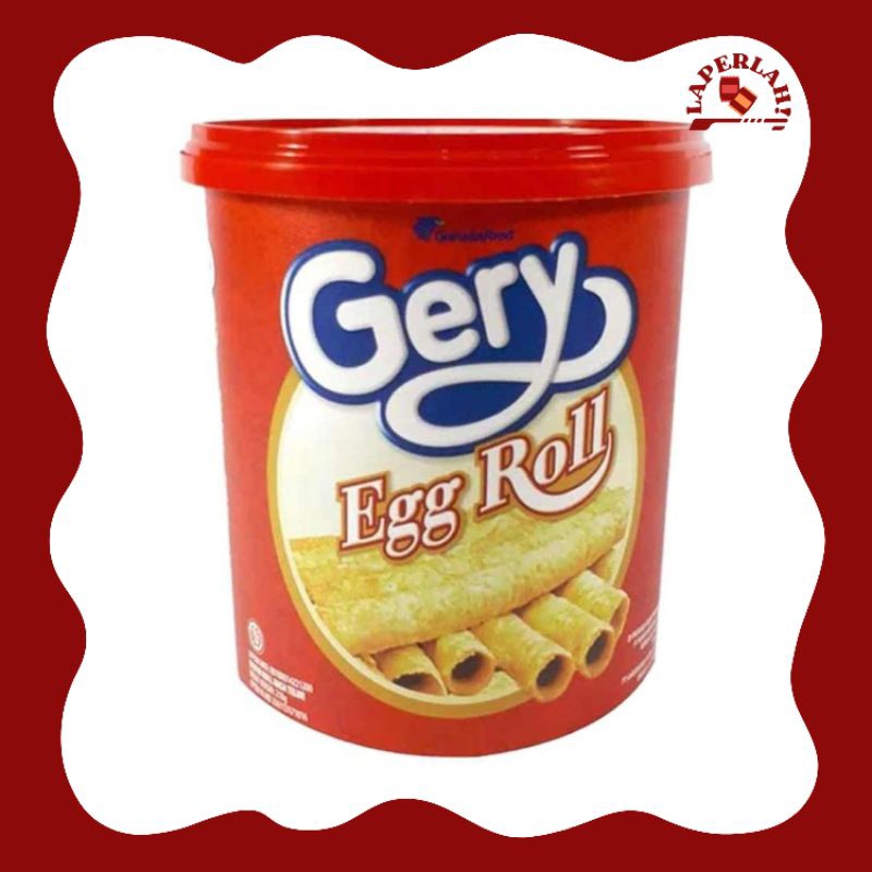 

Gery Wafer Egg Roll 210g / promo jajan snack kaleng wafer lebaran / LaperLah!