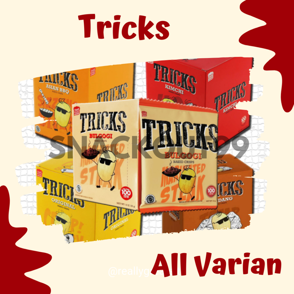 

Tricks Biskuit Kentang Box All Varian 18 gram x 10 pcs