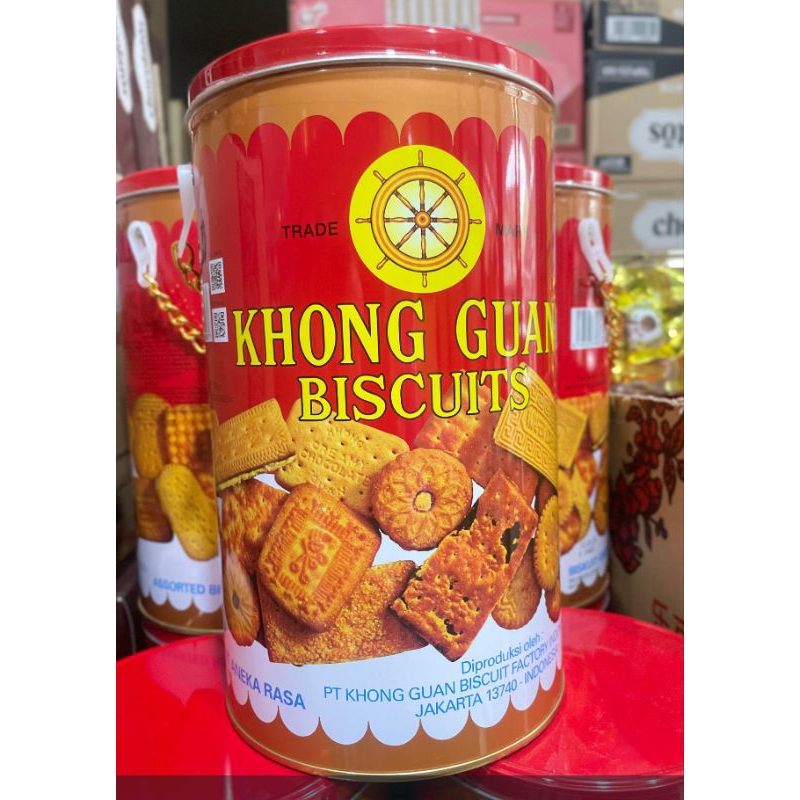 

KHONG GUAN ASSTORTED (1000 gr) KEMASAN KALENG BULAT RANTAI