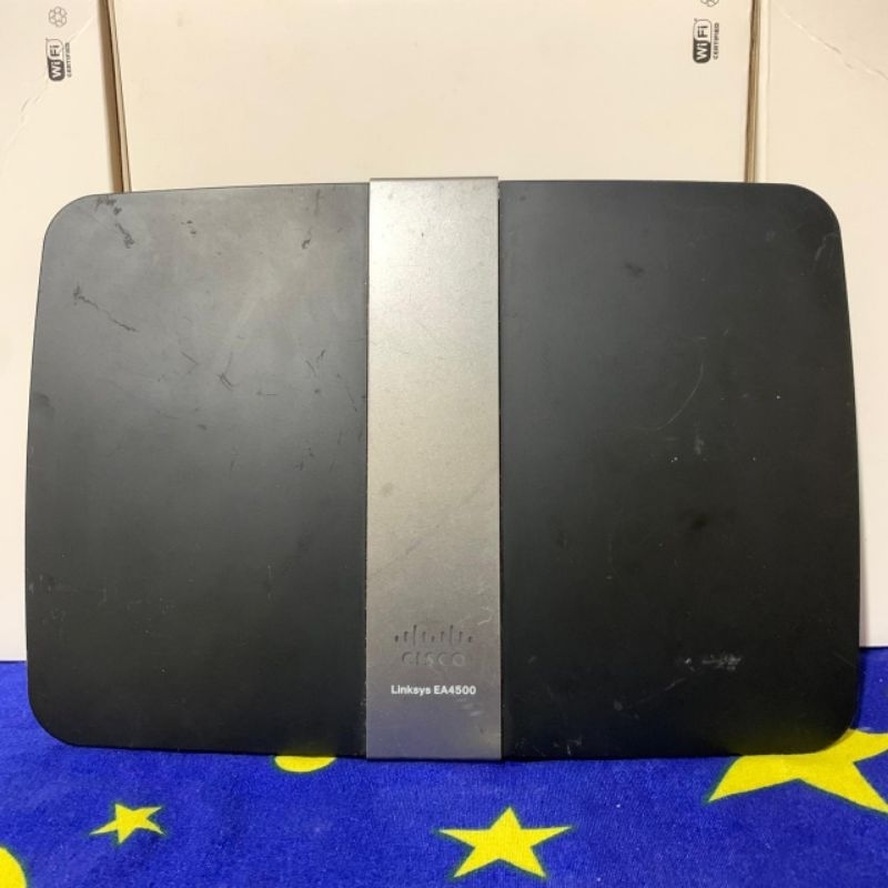 CISCO LINKSYS EA4500 Wifi  Dual Band Gigabit Router (Unit & Adaptor)