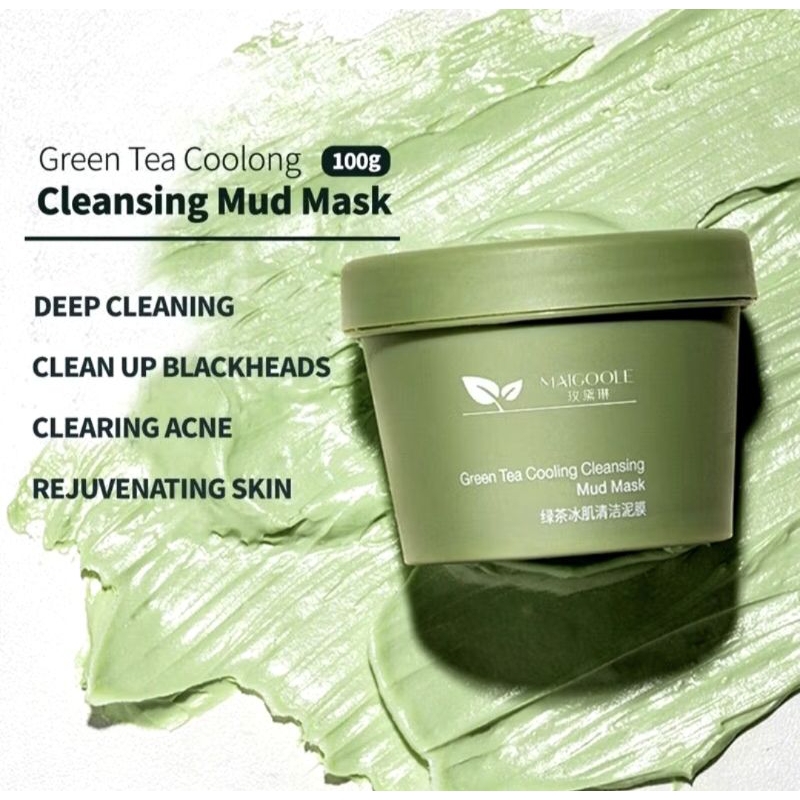 Masker Green Tea Masker Wajah MAIGOOLE