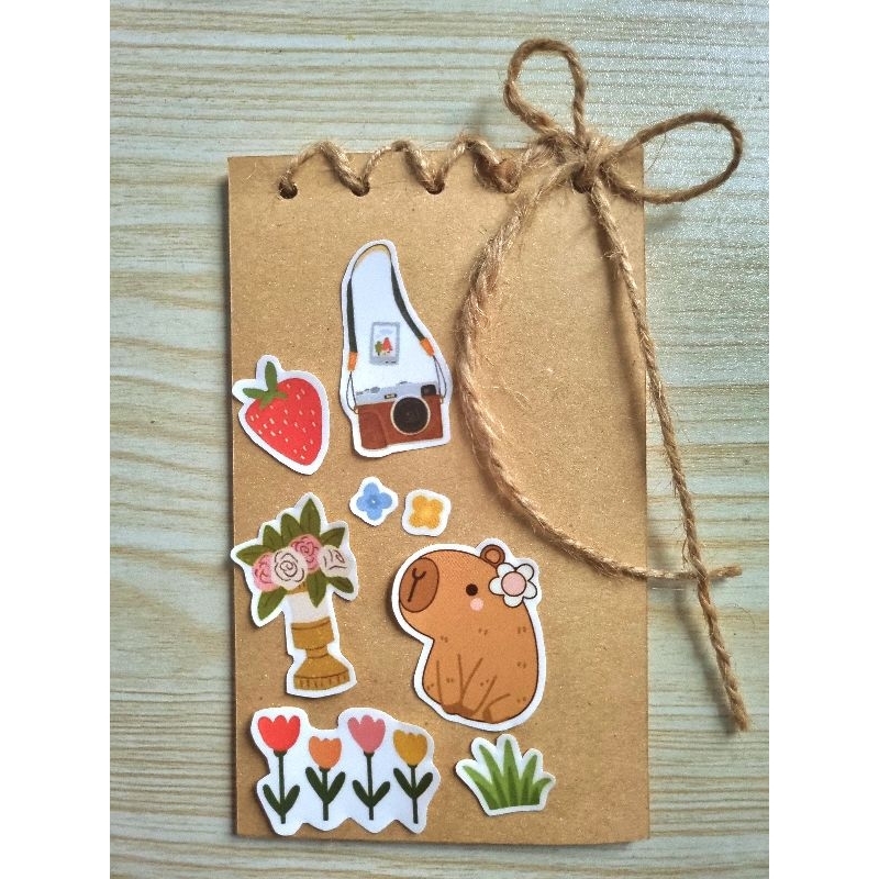 

scrap notebook, notebook aesthetic, scrapbook 9x15cm