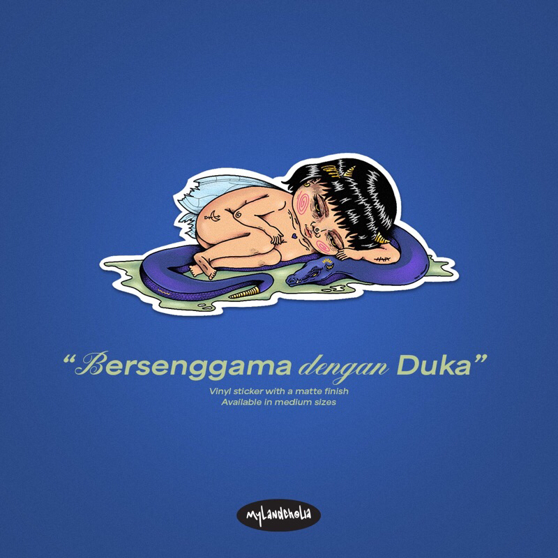 

Bersenggama dengan Duka - Vinyl Sticker Matte Die Cut