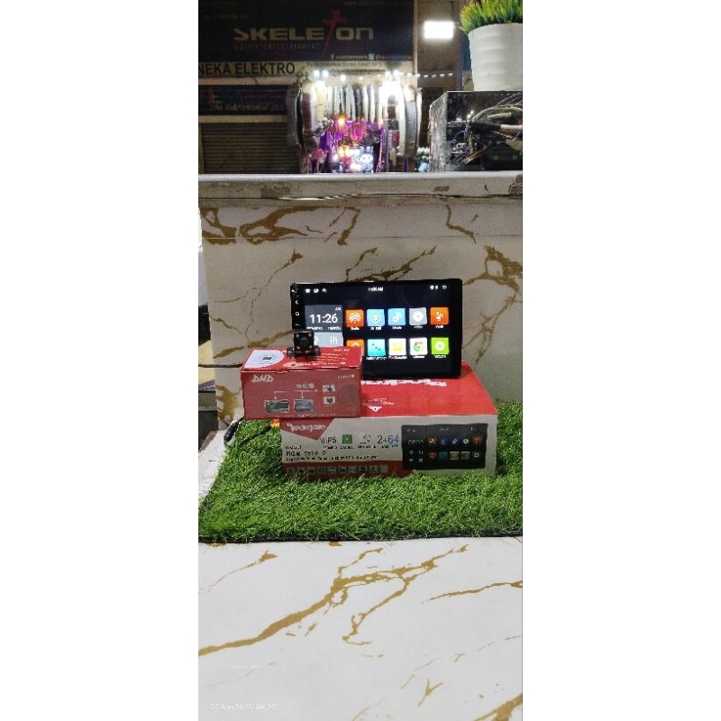 Headunit Android ROCQATE RGM-7510 Ram 2/64gb + Camera mundur