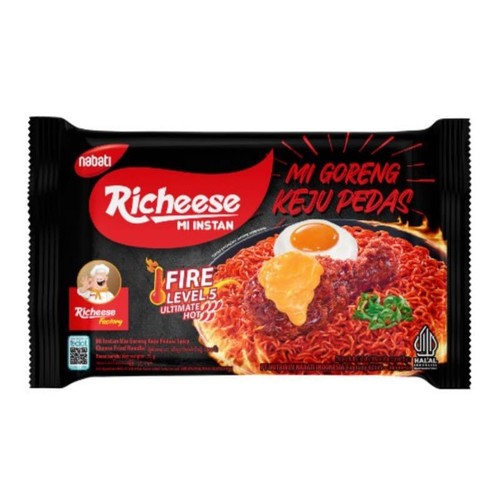 

RICHEESE MIE GORENG KEJU PEDAS LV5 75g