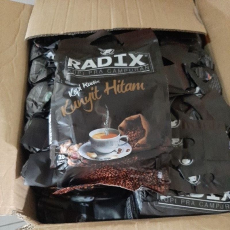 radix kunyit hitam 20 sachet