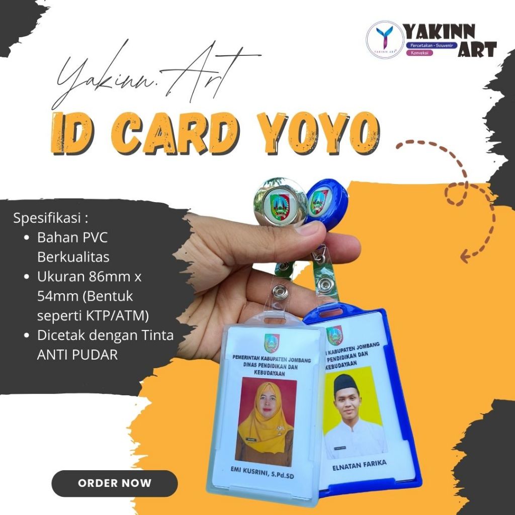 ID CARD YOYO MURAH (ID CARD + HOLDER + YOYO)