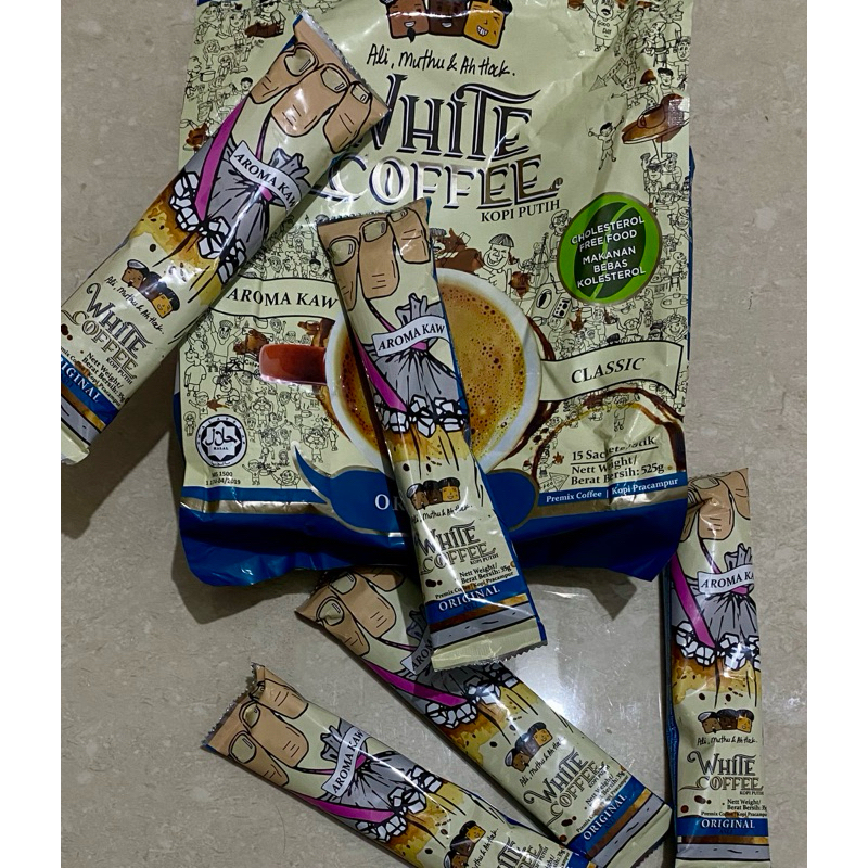 

Ali Muthu & Ah Hock White Coffe / Minuman import malaysa