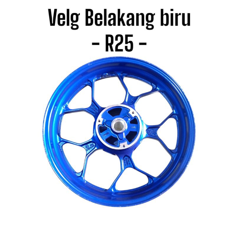 Velg belakang yamaha R25 ABS Biru original