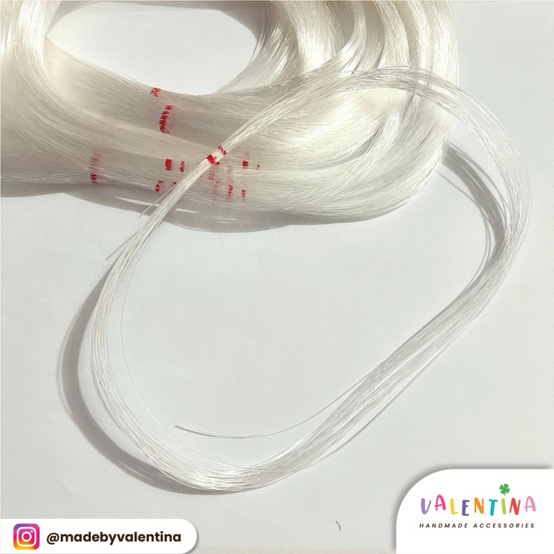 Tali Senar NON ELASTIS Bening untuk Meronce Manik