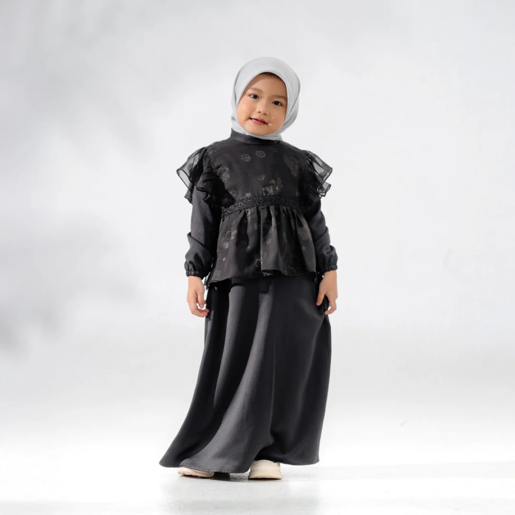 Zoya ERMELINDA Dress Girl - Gamis Muslimah Anak perempuan