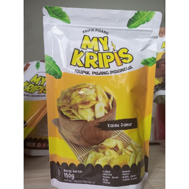 

keripik pisang rasa kaldu jamur. serbu... cemilan ringan makanan santai