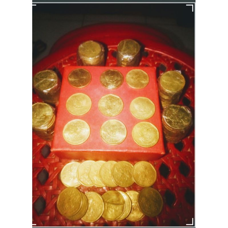 254 Koin Uang 100 rupiah th 1994 s/d 1998