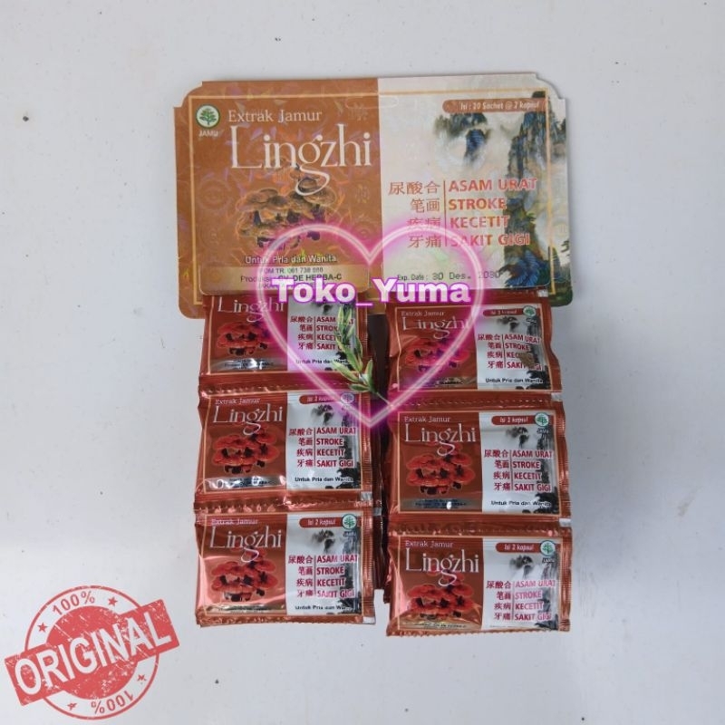 EXTRAK JAMUR LINGZHI ORIGINAL KAPSUL