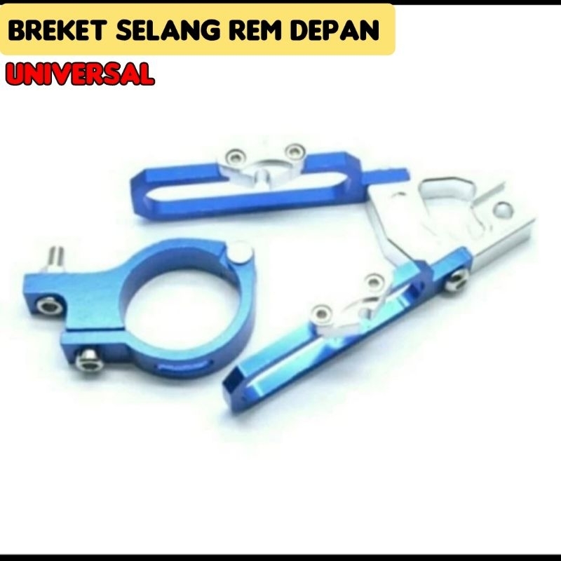 Breket kleman V selang Rem depan Klem Jepitan selang Rem depan