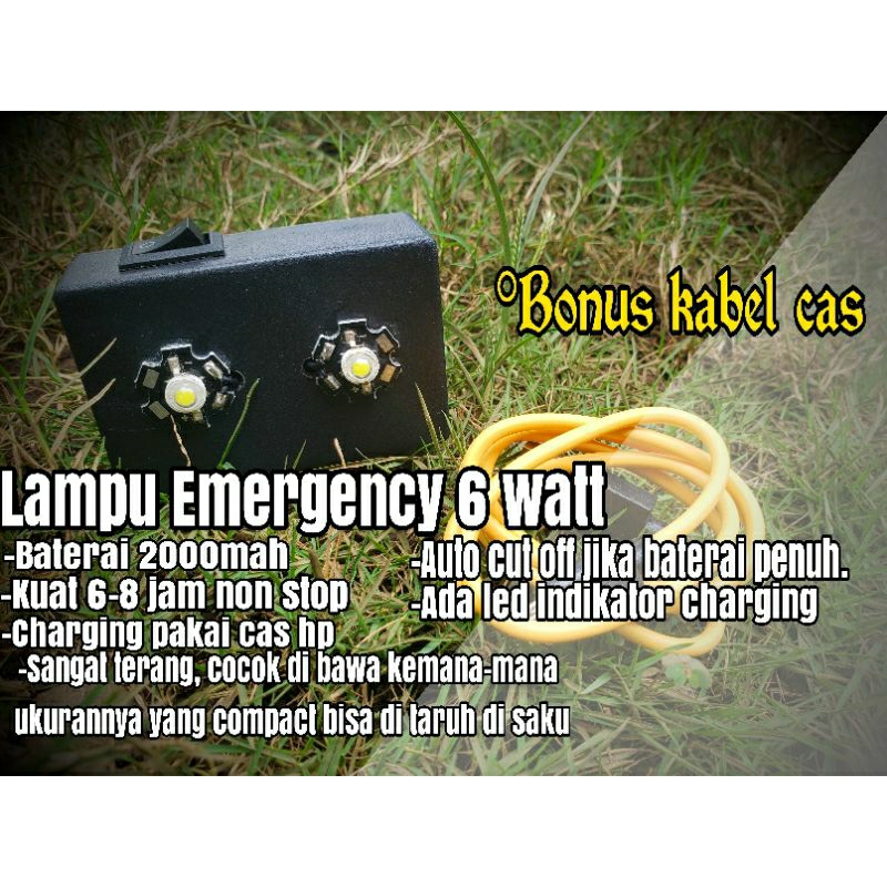 Lampu Emergency DIY