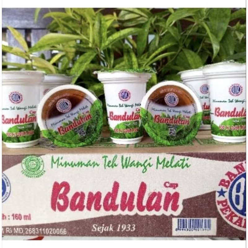 

minuman teh bandulan 180ml kemasan dus isi 24 cup