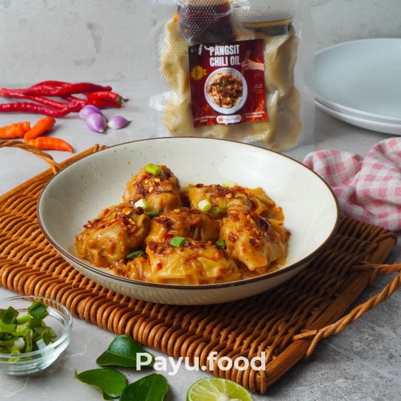 

Payu Food Pangsit Ayam Chili Oil / Pangsit Chili Oil Premium Home Made
