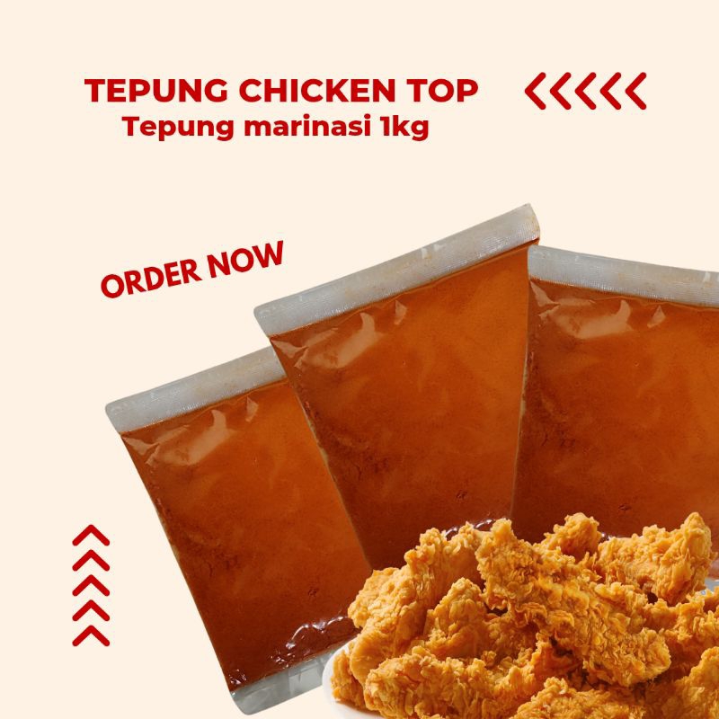 

Tepung marinasi chicken top kemasan 1kg