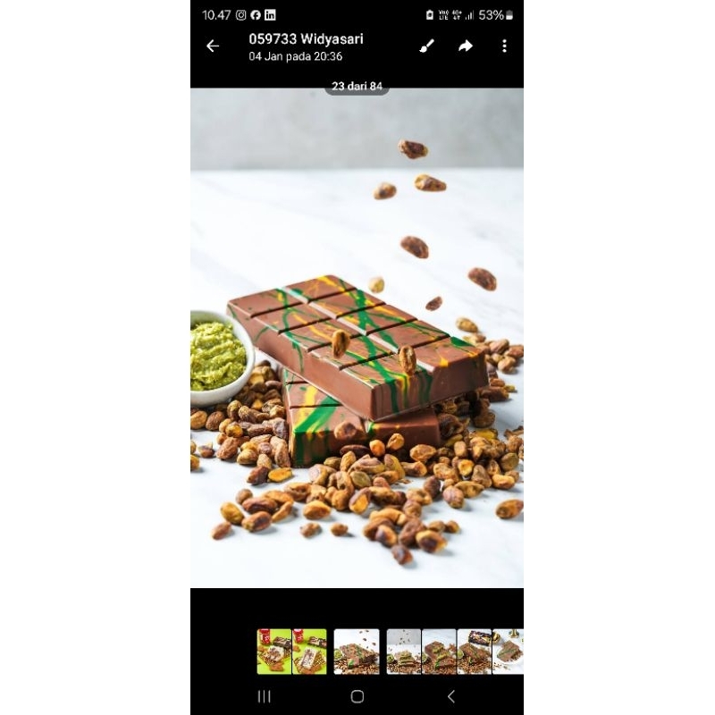 

Coklat Dubai Premium Pistachio Kunafa